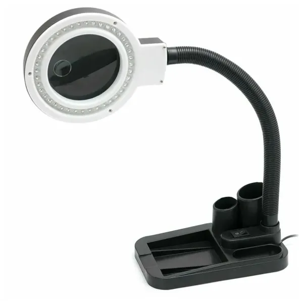 Лупа настольная SSA808 5Х 8Х LED с подсветкой