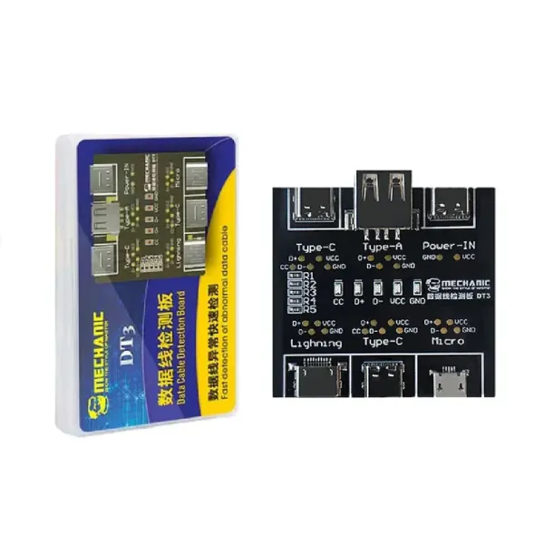 Тестер исправности USB кабелей MECHANIC DT3