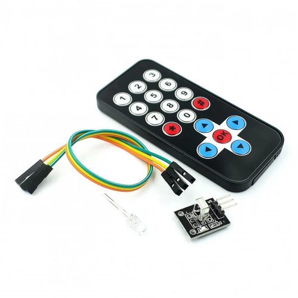 Комплект инфракрасный (ИК) дистанционный пульт + приемник TL1838 для Arduino, Raspberry Pi (Н)