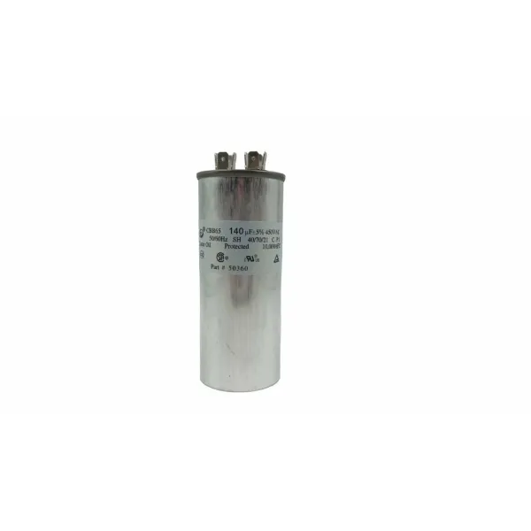 CBB-65 140мкФ-450В пусковой конденсатор с клеммами (125х50мм)