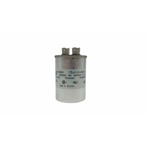 CBB-65 25мкФ-450В пусковой конденсатор с клеммами (80х50мм)