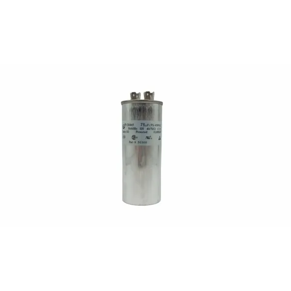 CBB-65 75мкФ-450В пусковой конденсатор с клеммами (125х50мм)