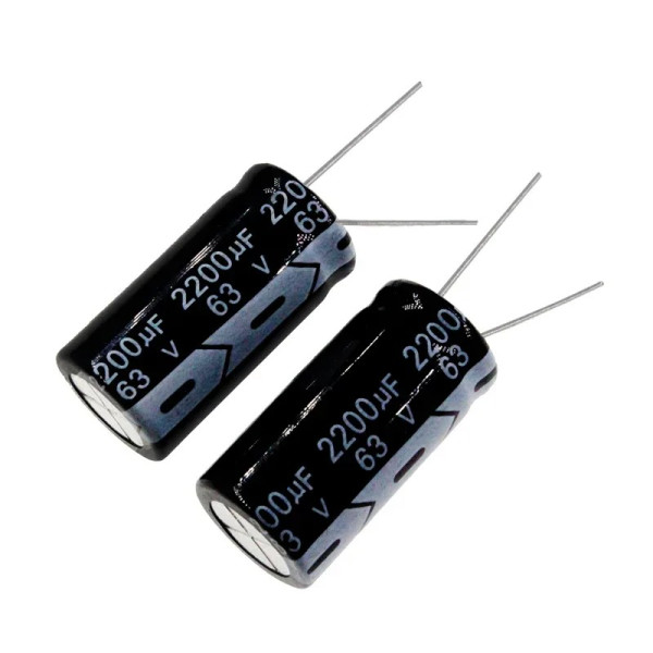 Конденсатор электролитический 2200мкФ-63В/2200uF-63V, 18/35мм