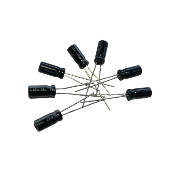 Конденсатор электролитический 1мкФ-250В/1uF-250V, 6/12мм, 10шт