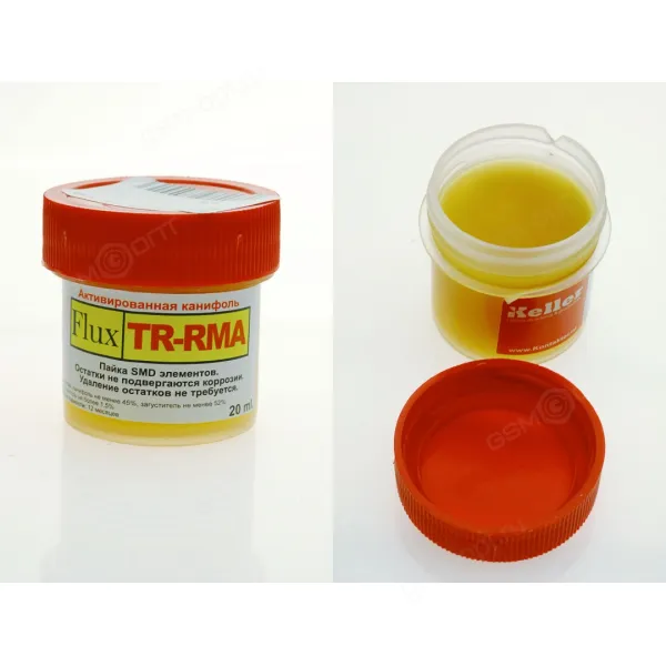 Флюс-гель TR-RMA, 20 мл, KELLER