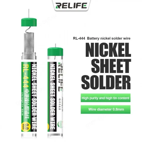 Припой в проволоке Relife RL-444 Nickel (0.8 мм)