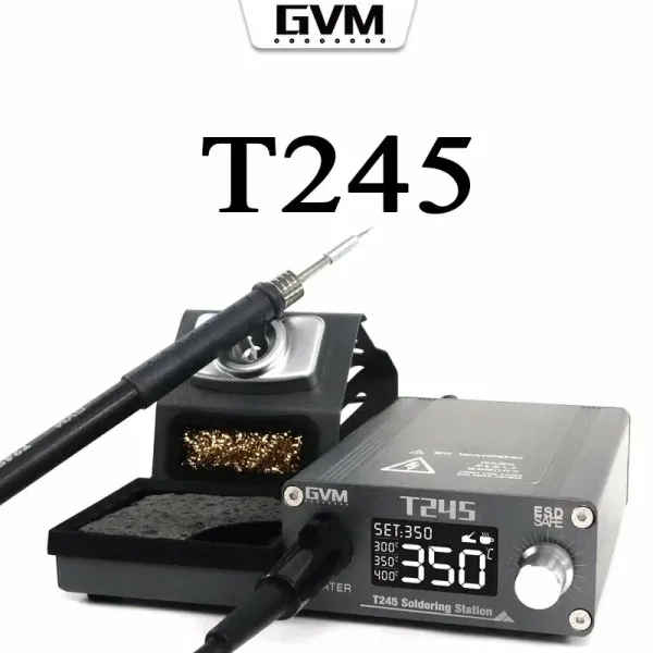 Паяльная станция для ремонта мобильных телефонов GVM T245, 130Вт