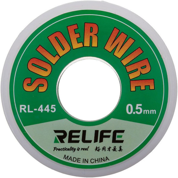 Припой в проволоке RELIFE RL-445 0.5mm 25гр