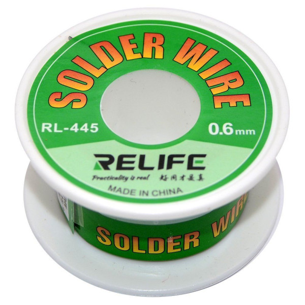 Припой в проволоке RELIFE RL-445 0.6mm 25гр