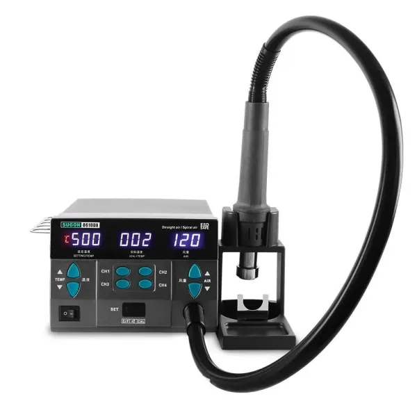 Паяльная станция SUGON 8610DX, 1000Вт, паяльный фен