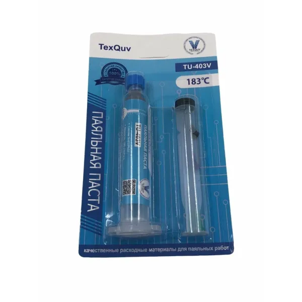 Паяльная паста TexQuv TU-403V 183C
