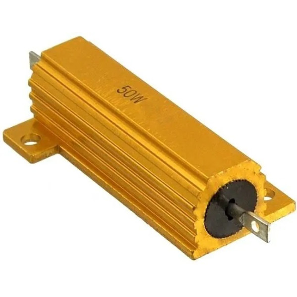 RX24 50W 5% 10R, резистор силовой 50 Вт, 10 Ом, 5%