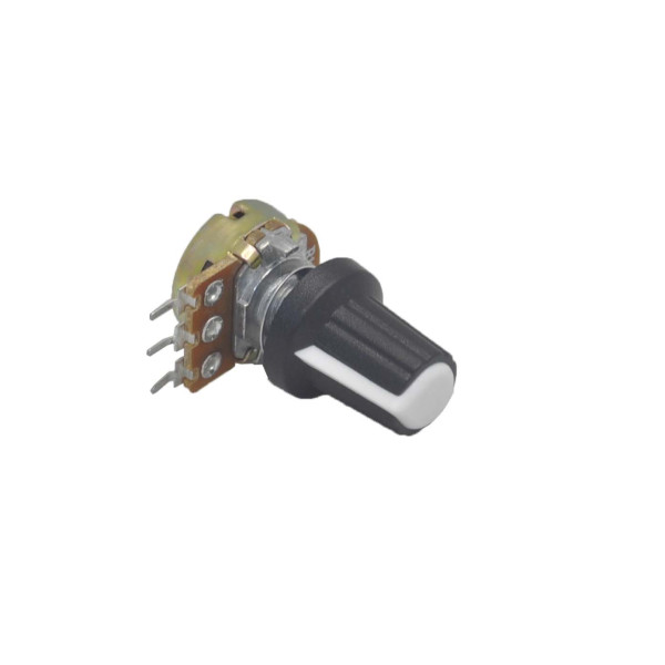 Потенциометр WH148-B1000k, 1000кОм, 15мм, 3pin, с колпачком