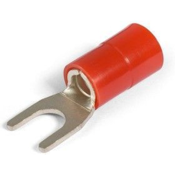 Наконечник вилочный изолированный НВИ серии SV1,25-3 (красный цвет),10шт