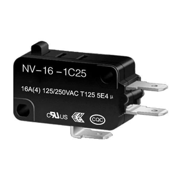 Микропереключатель без рычага NV-16, 5шт