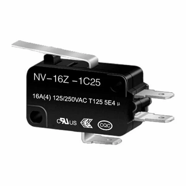 Микропереключатель с длинным рычагом NV-16Z, 5шт