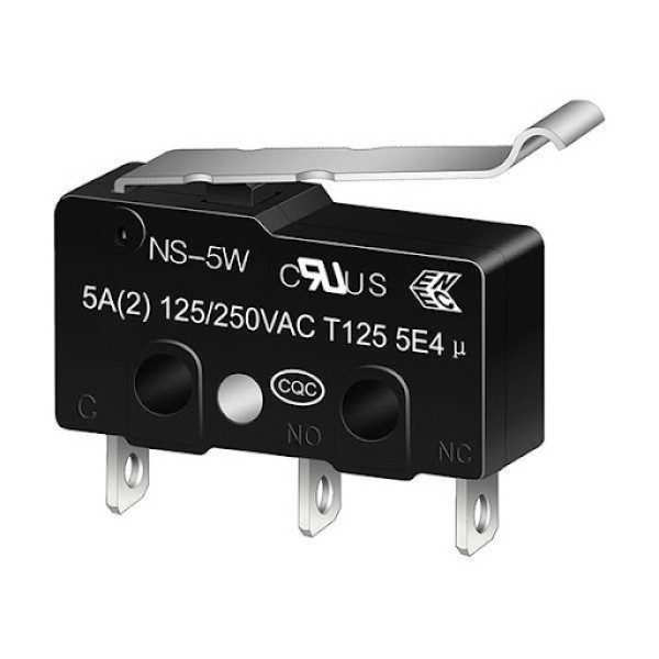 Микропереключатель с рычагом с имитацией ролика NS-5W, 5шт